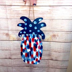 Patriotic Pineapple Door Decorations